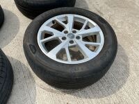 4No. ALLOY RIMS & TYRES TO SUIT AUDI 235/55R18 - 8