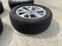 4No. ALLOY RIMS & TYRES TO SUIT AUDI 235/55R18 - 9