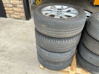 4No. ALLOY RIMS & TYRES TO SUIT AUDI 235/55R18 - 10