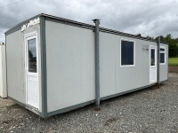 APPROX. 30ft X 10ft STEEL CLAD OPEN PLAN OFFICE
