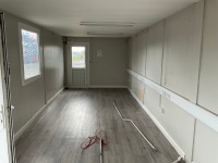 APPROX. 30ft X 10ft STEEL CLAD OPEN PLAN OFFICE - 6