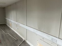 APPROX. 30ft X 10ft STEEL CLAD OPEN PLAN OFFICE - 9
