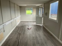 APPROX. 30ft X 10ft STEEL CLAD OPEN PLAN OFFICE - 11