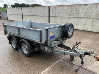 IFOR WILLIAMS APPROX. 8ft 6" x 5ft TWIN AXLE 2700KGS TIPPING TRAILER