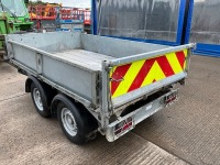 IFOR WILLIAMS APPROX. 8ft 6" x 5ft TWIN AXLE 2700KGS TIPPING TRAILER - 6