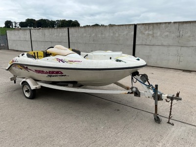 SEADOO SPEEDSTER TWIN BOTAX MARINNE 4 SEATER BOAT