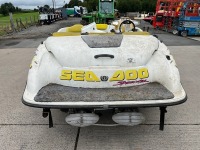 SEADOO SPEEDSTER TWIN BOTAX MARINNE 4 SEATER BOAT - 6