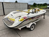 SEADOO SPEEDSTER TWIN BOTAX MARINNE 4 SEATER BOAT - 8