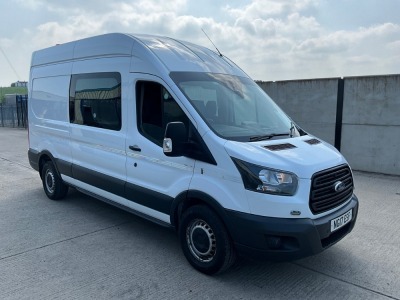 FORD TRANSIT 350 L3 H2 2.0 TDCI 130PS WELFARE CREW VAN