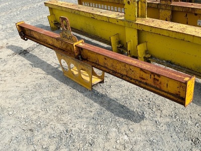 APPROX. 10ft 4 TON SPREADER BAR LIFTING BEAM & STAND