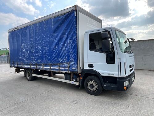 IVECO EUROCARGO 75E16S EURO 6 7.5 TON CURTAINSIDE LORRY