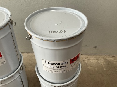1No. 20 LITRE TIN OF UNUSED GREY OXIDE PAINT