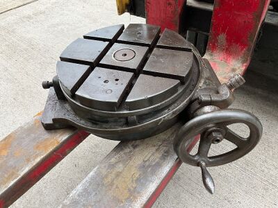 RUDOLPH CARNE & CO 12" ENGINEERS ROTARY TABLE
