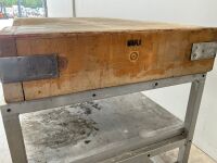 APPROX. 1200mm x 750mm BUTCHERS BLOCK - 4