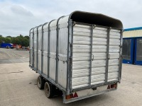IFOR WILLIAMS 12ft x 6ft5" TWIN AXLE 3500KGS CATTLE TRAILER - 15