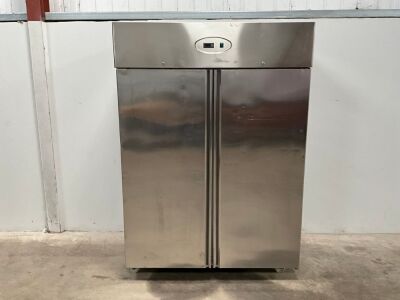 STUDIO OASIS 1400 TWO DOOR STAINLESS STEEL FRIDGE