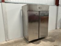 STUDIO OASIS 1400 TWO DOOR STAINLESS STEEL FRIDGE - 2
