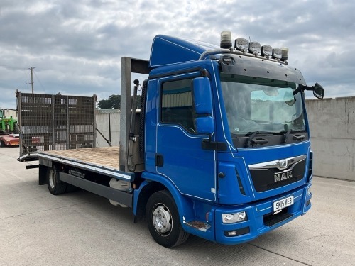 MAN TGL 10 TON 4X2 BEAVERTAIL AUTOMATIC PLANT LORRY