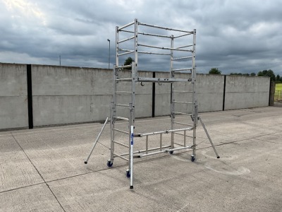 TUBESCA 2840mm Z-TOWER ALUMINIUM FOLDBALE MOBILE SCAFFOLDING TOWER