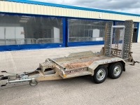BRIAN JAMES CARGO DIGGER PLANT 2 9FT X 4FT6 2.7 TON TWIN AXLE PLANT TRAILER - 3