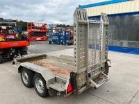 BRIAN JAMES CARGO DIGGER PLANT 2 9FT X 4FT6 2.7 TON TWIN AXLE PLANT TRAILER - 6