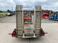 BRIAN JAMES CARGO DIGGER PLANT 2 9FT X 4FT6 2.7 TON TWIN AXLE PLANT TRAILER - 7