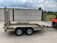 BRIAN JAMES CARGO DIGGER PLANT 2 9FT X 4FT6 2.7 TON TWIN AXLE PLANT TRAILER - 9