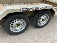 BRIAN JAMES CARGO DIGGER PLANT 2 9FT X 4FT6 2.7 TON TWIN AXLE PLANT TRAILER - 10