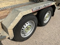 BRIAN JAMES CARGO DIGGER PLANT 2 9FT X 4FT6 2.7 TON TWIN AXLE PLANT TRAILER - 6
