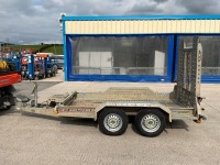 BRIAN JAMES CARGO DIGGER PLANT 2 9FT X 4FT6 2.7 TON TWIN AXLE PLANT TRAILER - 7