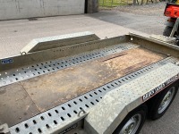 BRIAN JAMES CARGO DIGGER PLANT 2 9FT X 4FT6 2.7 TON TWIN AXLE PLANT TRAILER - 13
