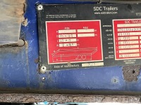 SDC 39 TON 45FT TRI AXLE CURTAINSIDER - 5