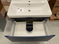 800 ARC FLOOR UNIT + BASIN - INDIGO BLUE - 4