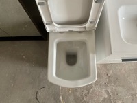 FULLY ENCLOSED BACK-TO-WALL TOILET WITH SOFT-SQUARE FRONT, PAN, CISTERN AND SEAT - 6
