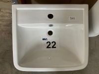 530 CERAMIC BASIN WITH FULL PEDESTAL - 2