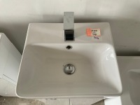 450 FLOOR-STANDING TWO-DOOR UNIT WITH BASIN AND CHROME TAP - 2