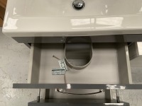 500 WALL-MOUNTED ATHENA IN ANTHRACITE GLOSS WITH CHROME TAP - 4