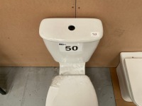 COMFORT HEIGHT OPEN-BACK CLOSE-COUPLED TOILET, INCLUDING PAN, CISTERN AND SEAT - 2