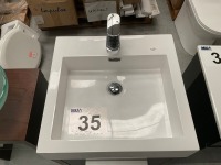 500 FLOOR-STANDING SINGLE-DRAWER DRIFTWOOD UNIT WITH CHROME TAP - 4