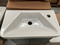 ARC 500 WALL MOUNTED UNIT + BASIN - ANTHRACITE MATT - 2