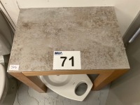 FIXED-TO-WALL LEG SET WITH FREESTANDING BOWL - 2