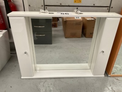 1100 × 800 WALL-MOUNTED MIRROR UNIT