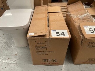 2x NCS250 IVO PAN, CISTERN AND SEAT