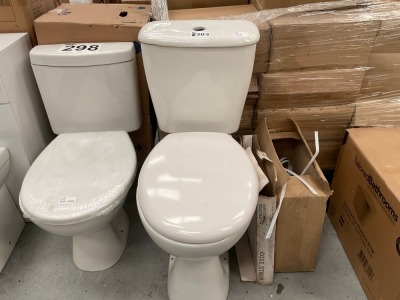 COMFORT HEIGHT OPEN BACK WC COMPLETE - PAN, CISTERN & SEAT