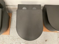 BLACK BACK TO WALL PAN + SEAT - 2