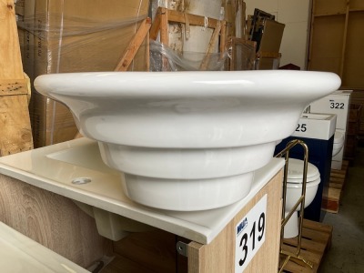 ROUND CERAMIC BASIN