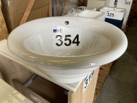 ROUND CERAMIC BASIN - 3