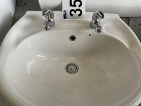 FULL PEDESTAL 550 BASIN WITH TAPS - 2