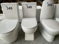 FULLY ENCLOSED TOILET WITH PAN, CISTERN, AND SEAT