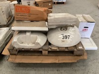 MIXED PALLET OF CERAMIC BASINS